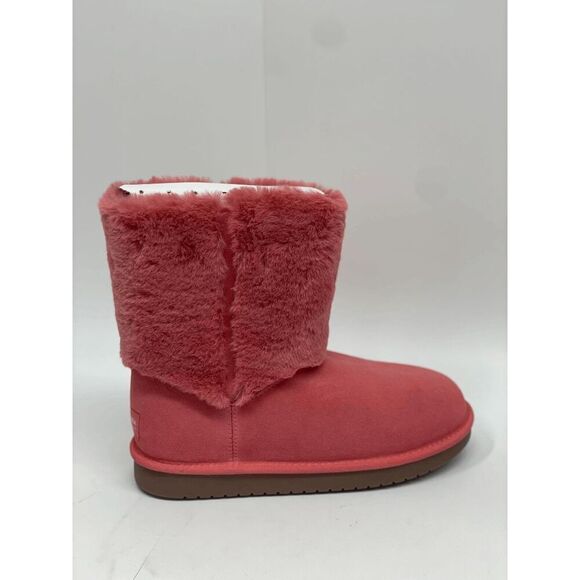 Koolaburra by UGG Kids' Aubrei Short Boots - Tea Rose 4 Big Kid - Picture 3 of 9